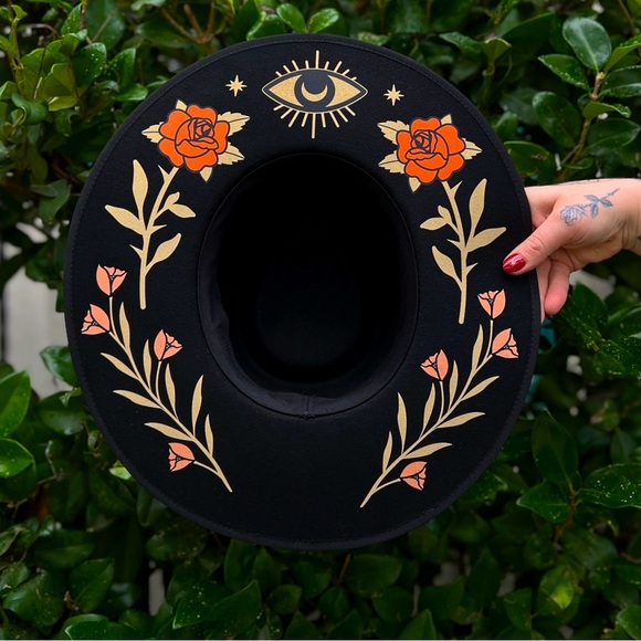 Wild as Heck Hats - The Daphna - Boho Western Handmade Australian Wool Fedora - Picture 9 of 9